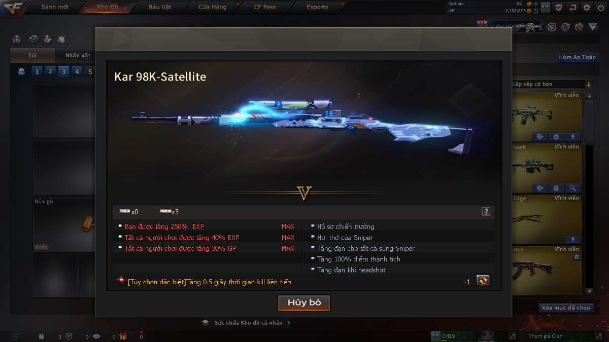 shop acc cf uy tin gia re